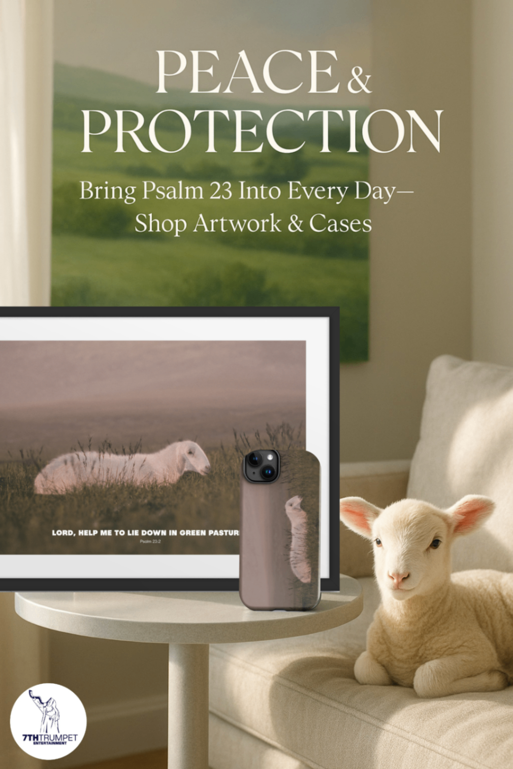 Psalm 23 Lamb Merchandise Display