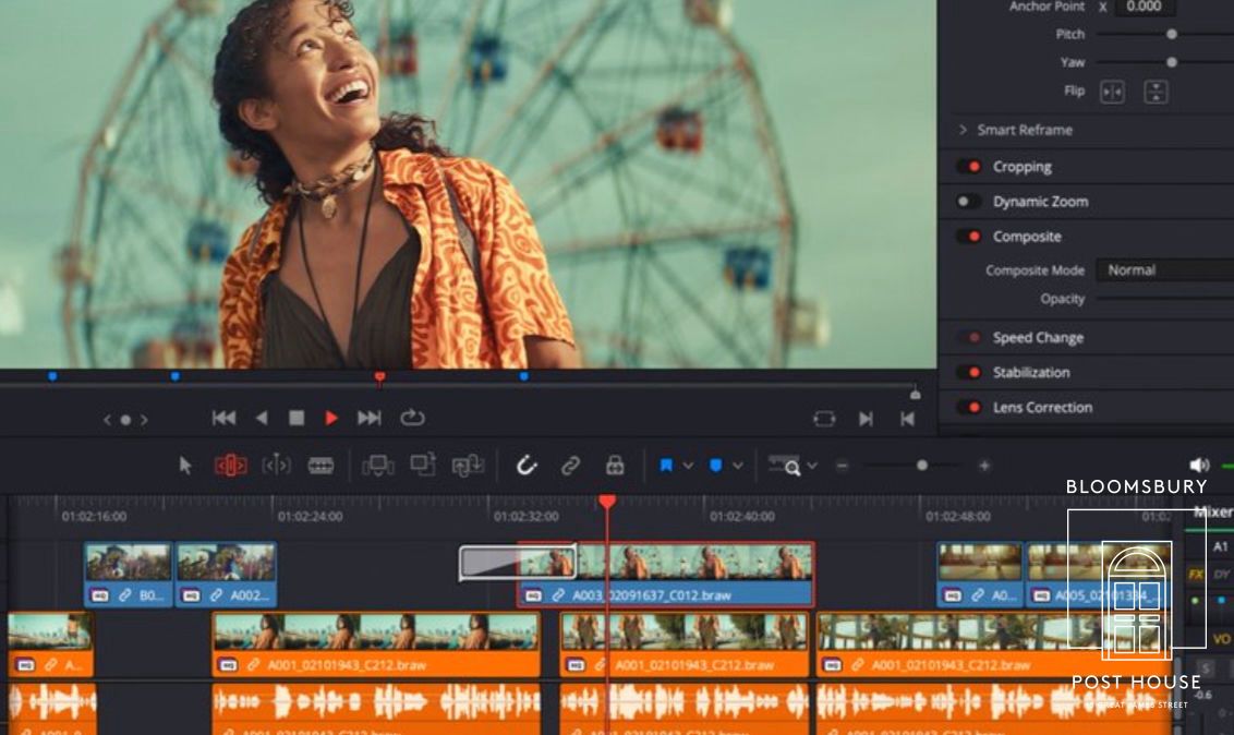 DaVinci Resolve interface