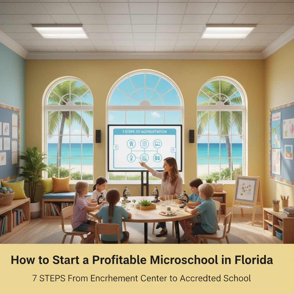 How to Start a Profitable Microschool in Florida: 7 Steps From Enrichment Center to Accredited School