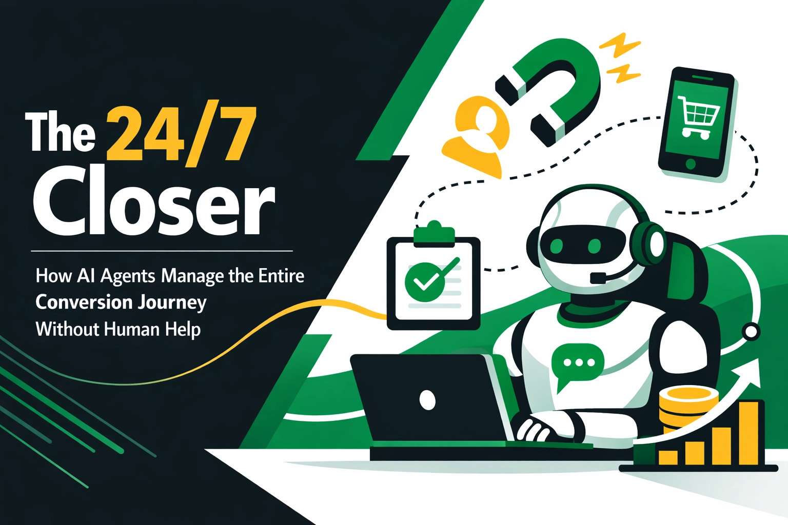 The 24/7 Closer: How AI Agents Manage the Entire Conversion Journey Without Human Help