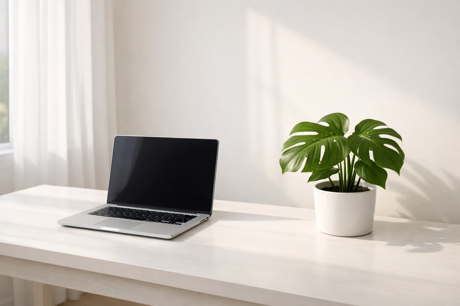 Minimalist home office symbolizing the simple DSCR loan process for Missouri real estate investors.