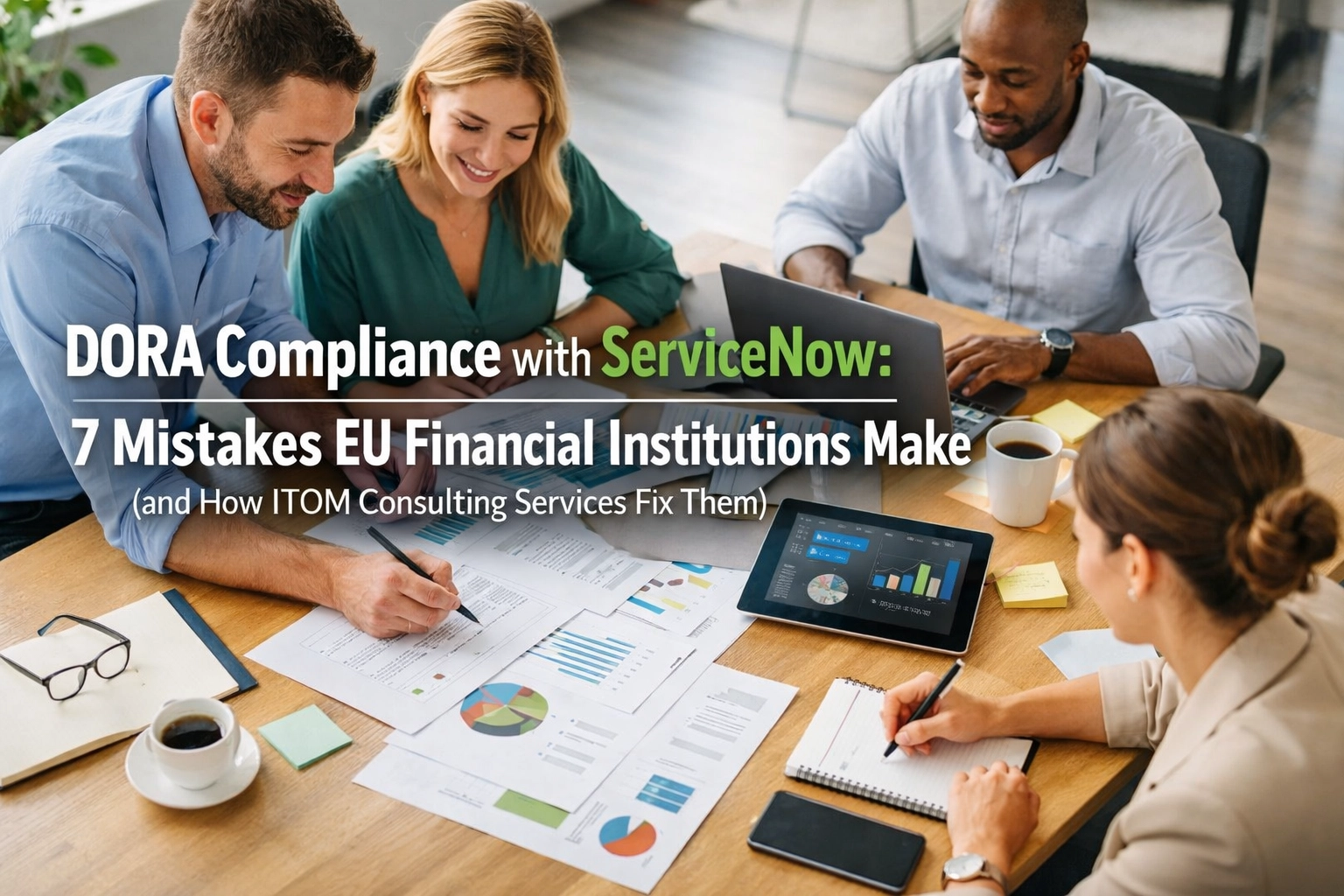 [HERO] DORA Compliance with ServiceNow: 7 Mistakes EU Financial Institutions Make (and How ITOM Consulting Services Fix Them)