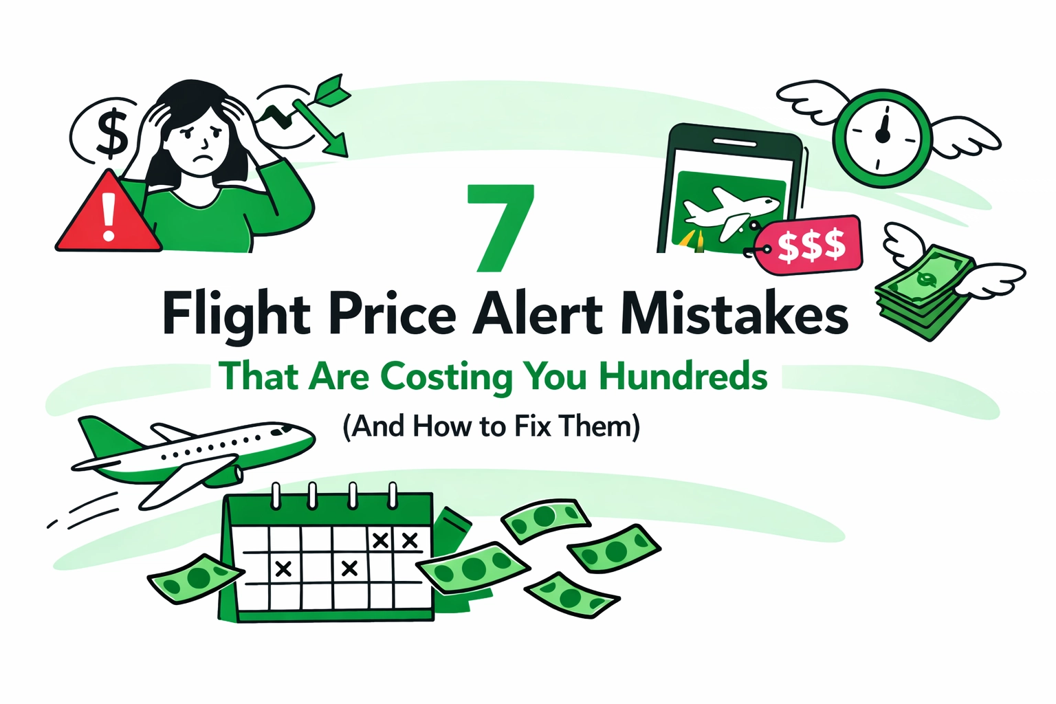 [HERO] 7 Flight Price Alert Mistakes That Are Costing You Hundreds (And How to Fix Them)