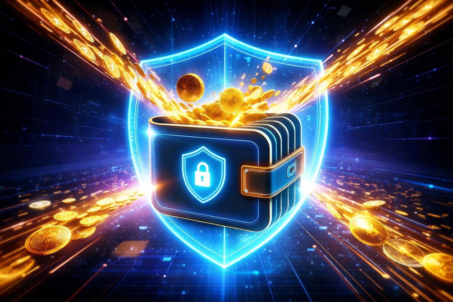 Digital wallet receiving multiple cryptocurrency payments, highlighting self-custody and financial sovereignty in Web3 merchant accounts