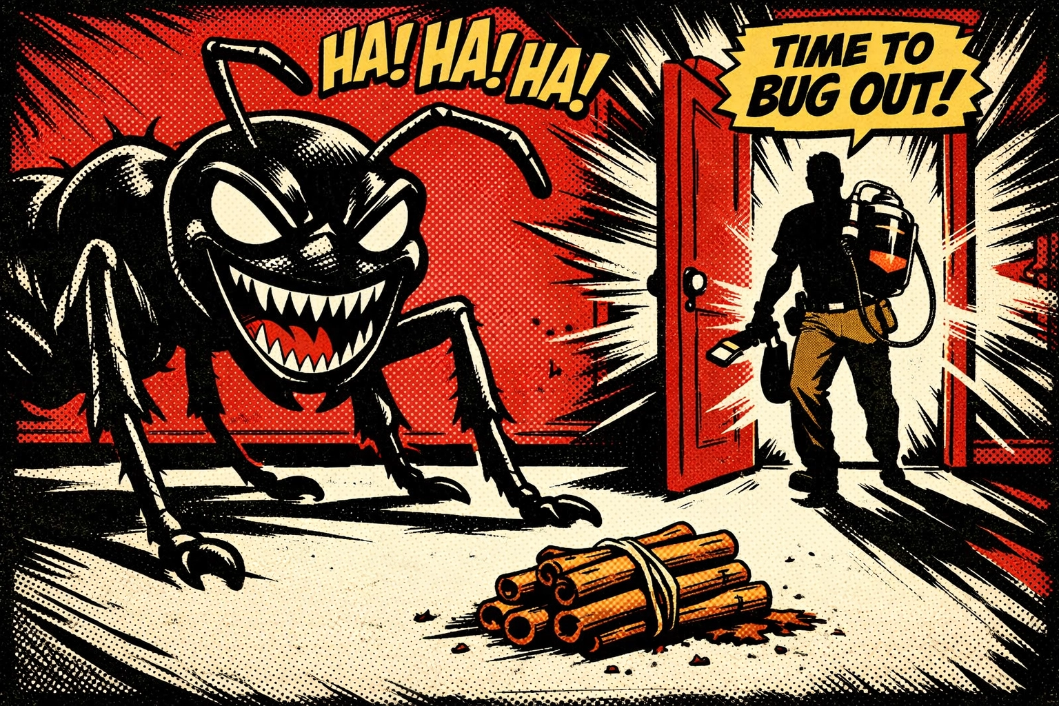 Professional exterminator in Jasper AL arriving to solve a pest problem where natural remedies failed.