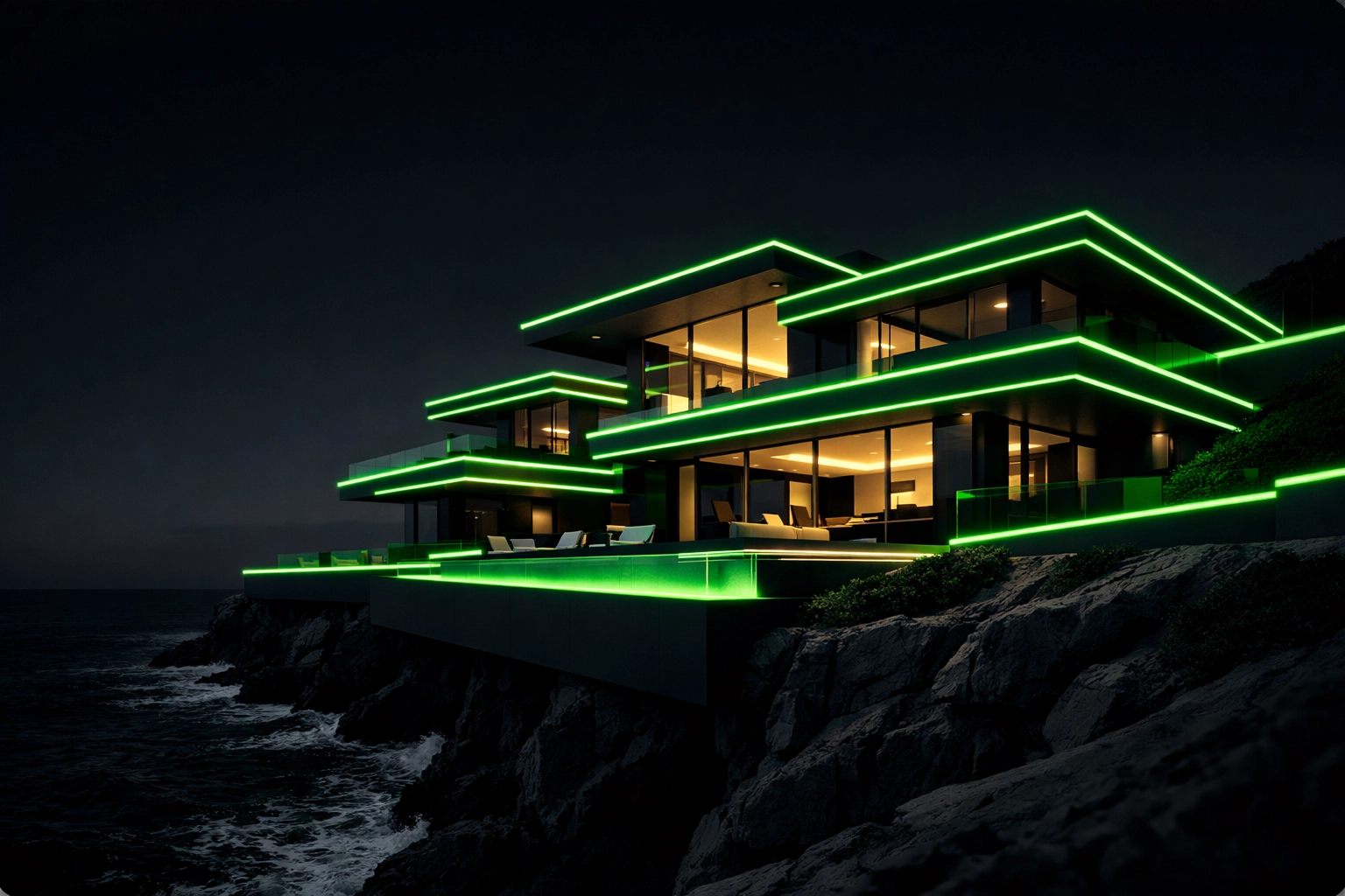 Luxury modern villa in La Jolla representing premium real estate agency directory leads.