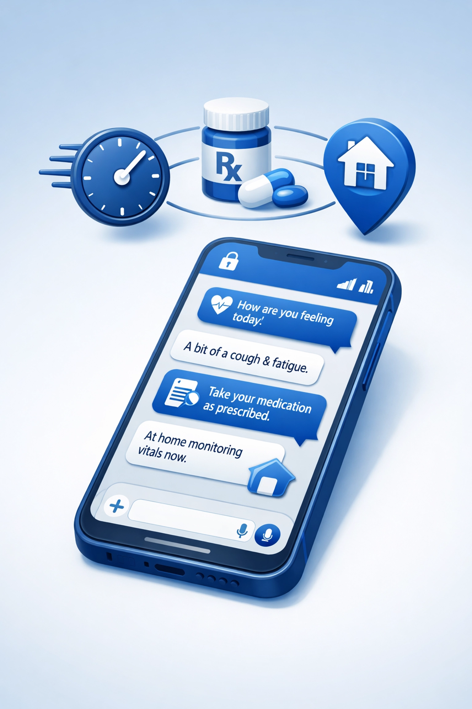 Online strep throat prescription process showing fast antibiotic delivery to home