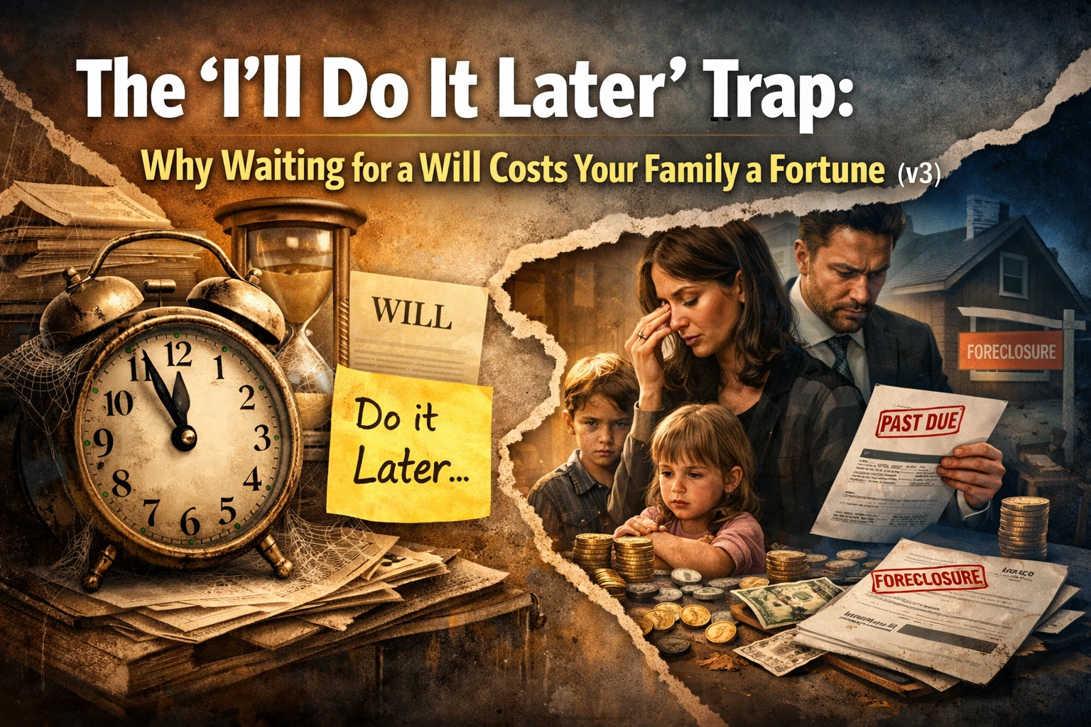 [HERO] The 'I'll Do It Later' Trap: Why Waiting for a Will Costs Your Family a Fortune (v3)