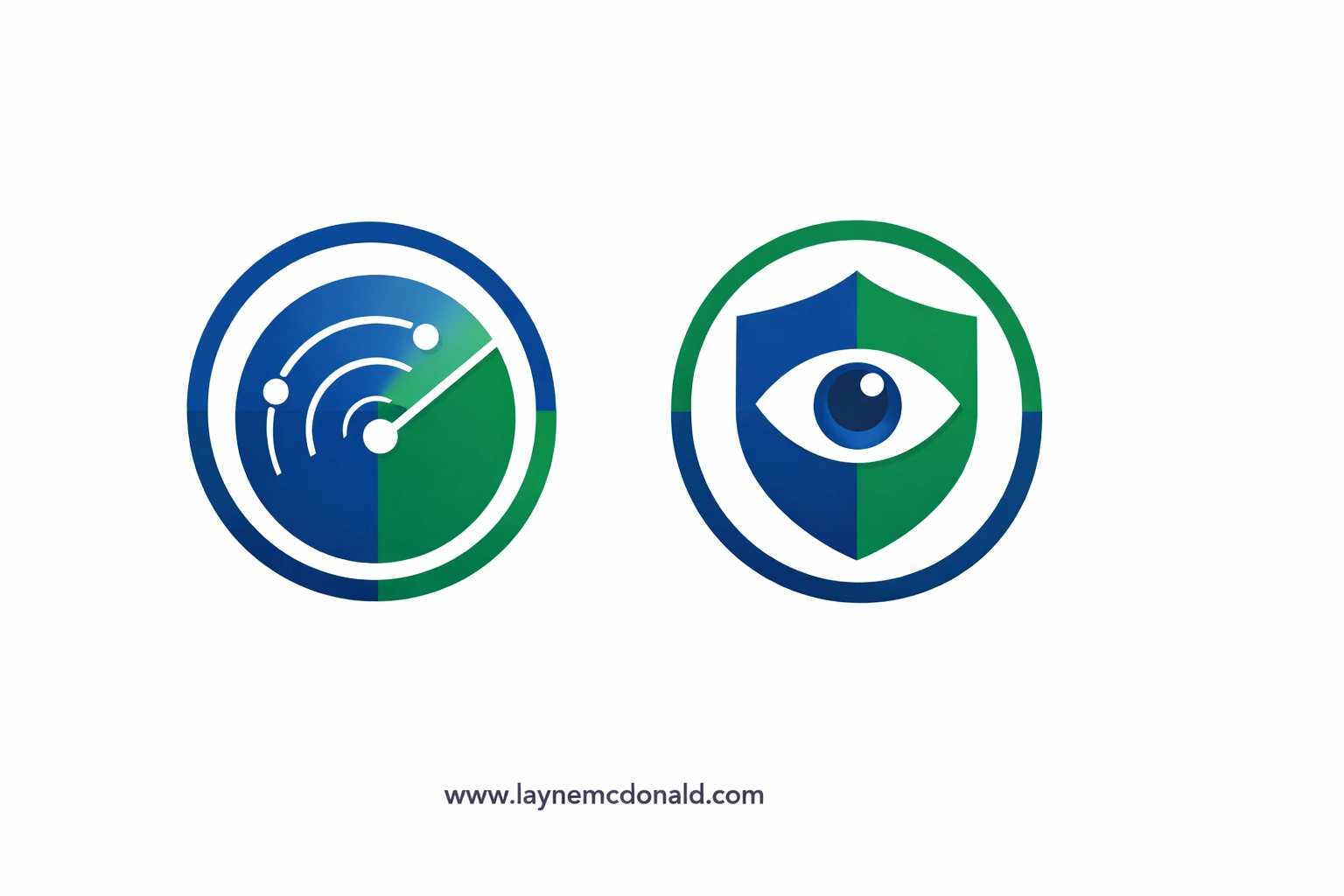 Minimalist icons representing digital monitoring and accountability tools for children's online safety.