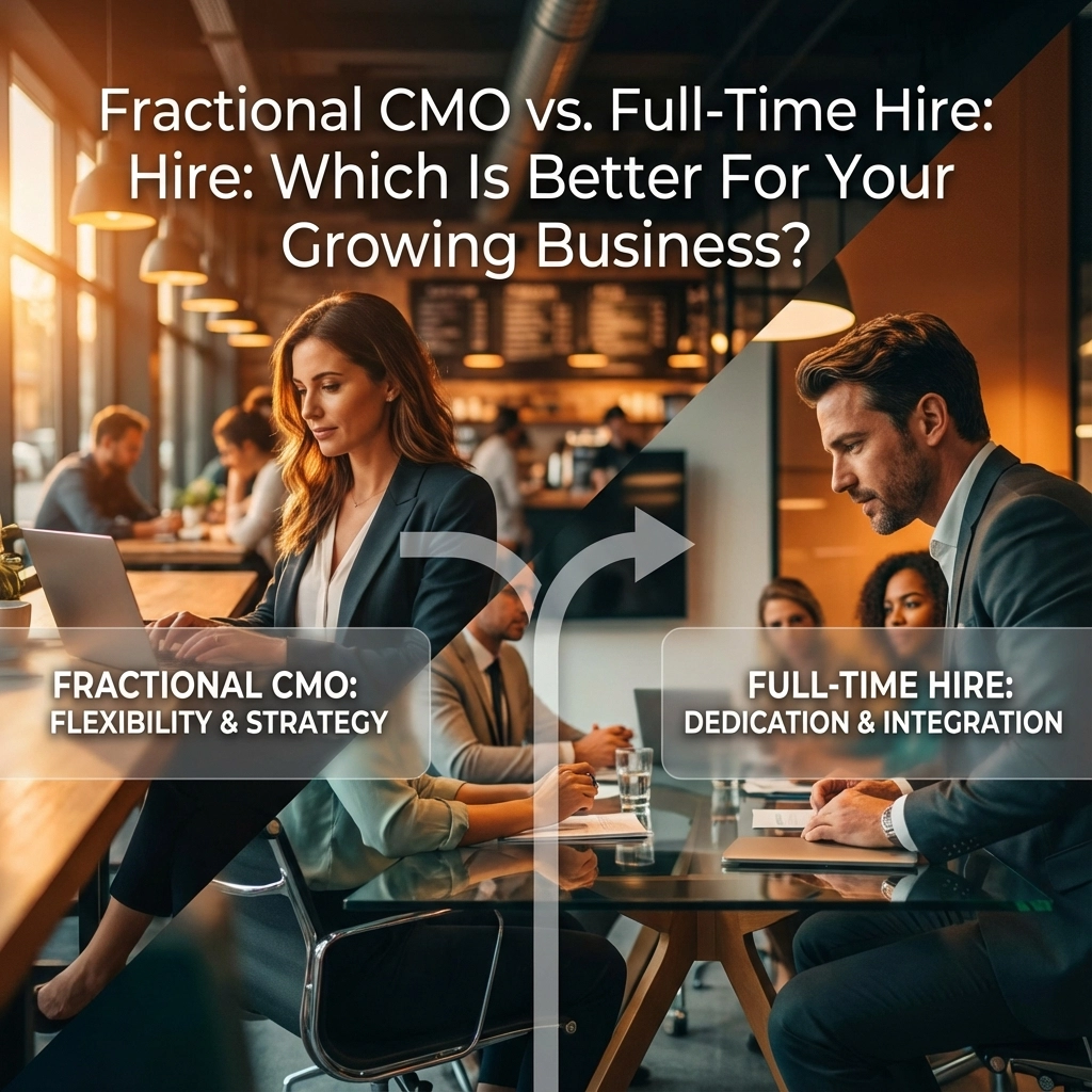 Fractional CMO vs. Full-Time Hire: Which Is Better For Your Growing Business?