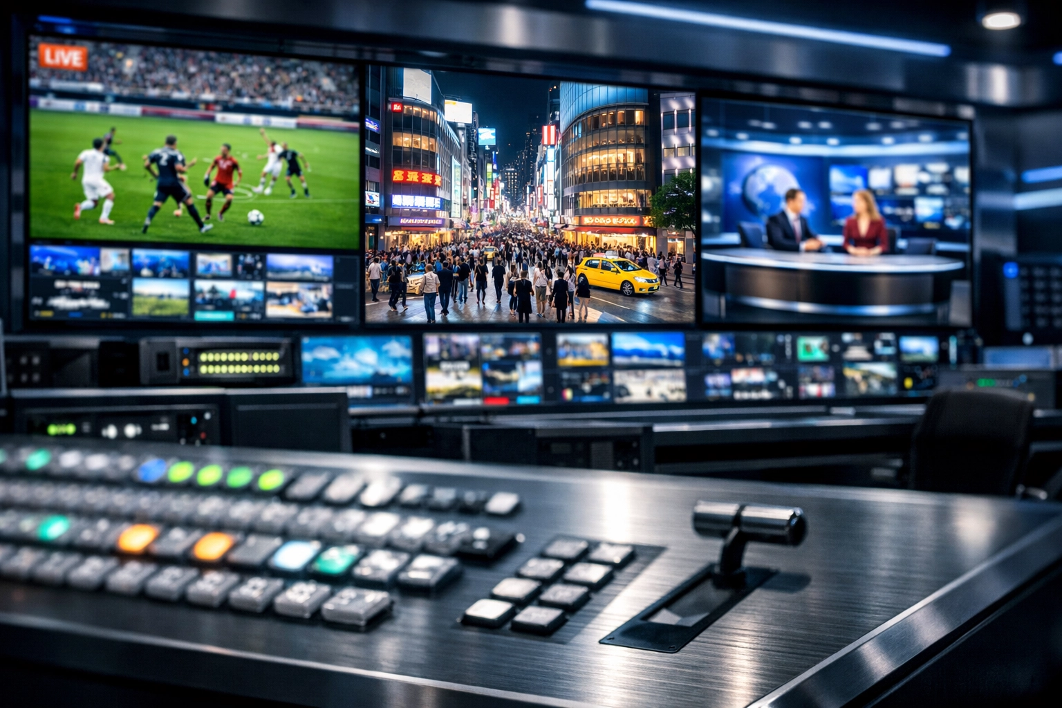 A global media distribution hub displaying diverse content to build a fan-centric ecosystem for international brands.