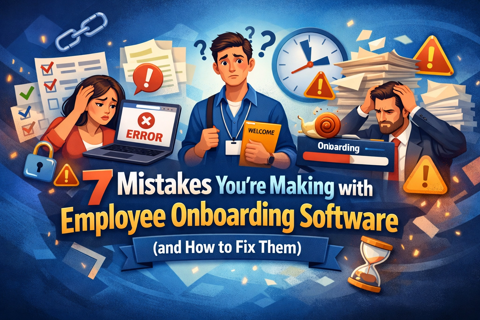 [HERO] 7 Mistakes You're Making with Employee Onboarding Software (and How to Fix Them)