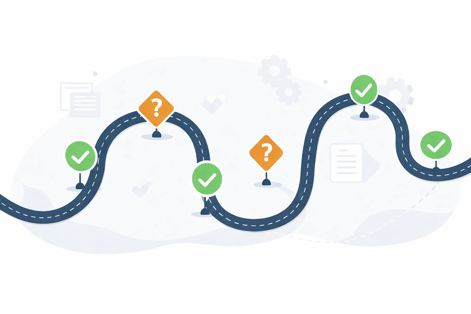 Modern timeline illustration showing major BOI reporting rule changes for small businesses