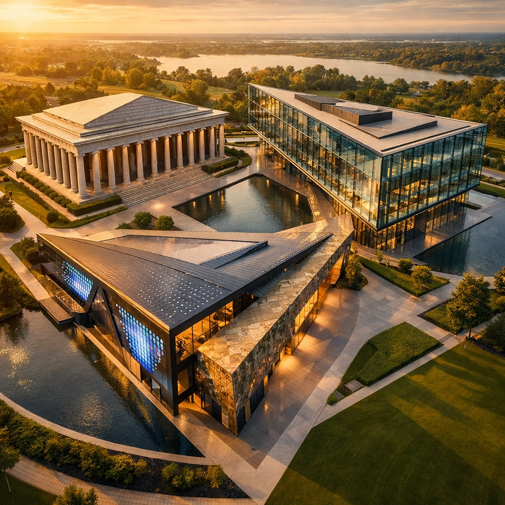 Integrated portfolio structure showing balanced allocation across equities, fixed income, and alternatives