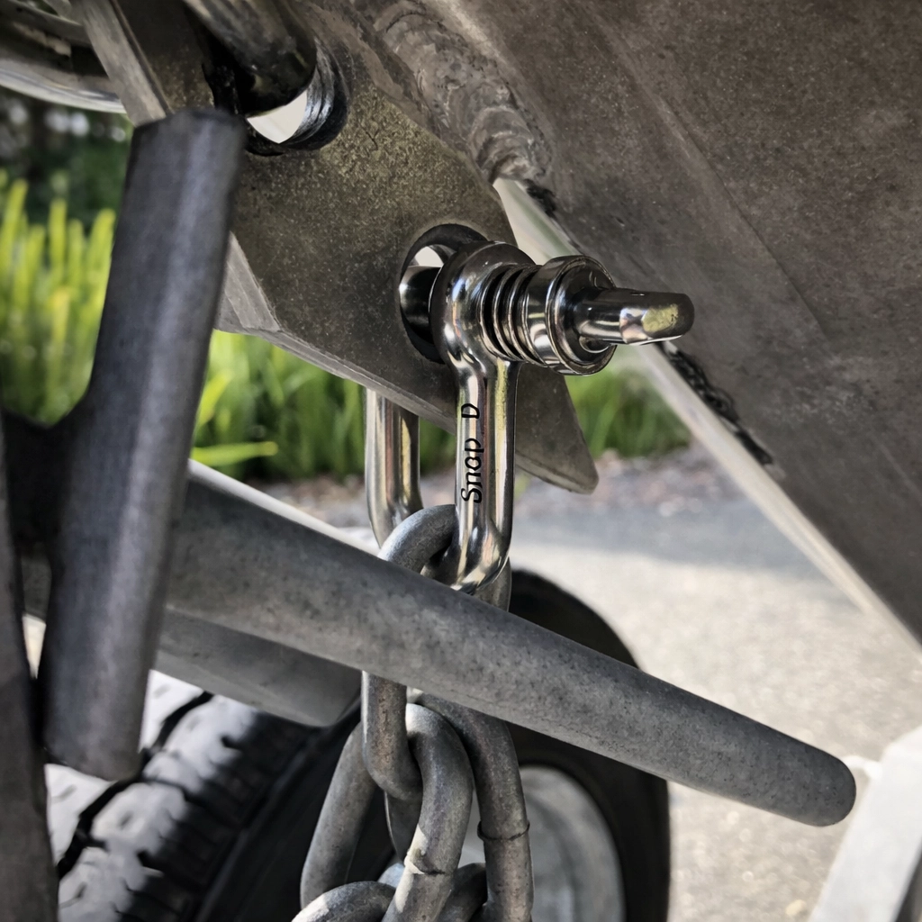 Snap-D shackle compliance markings