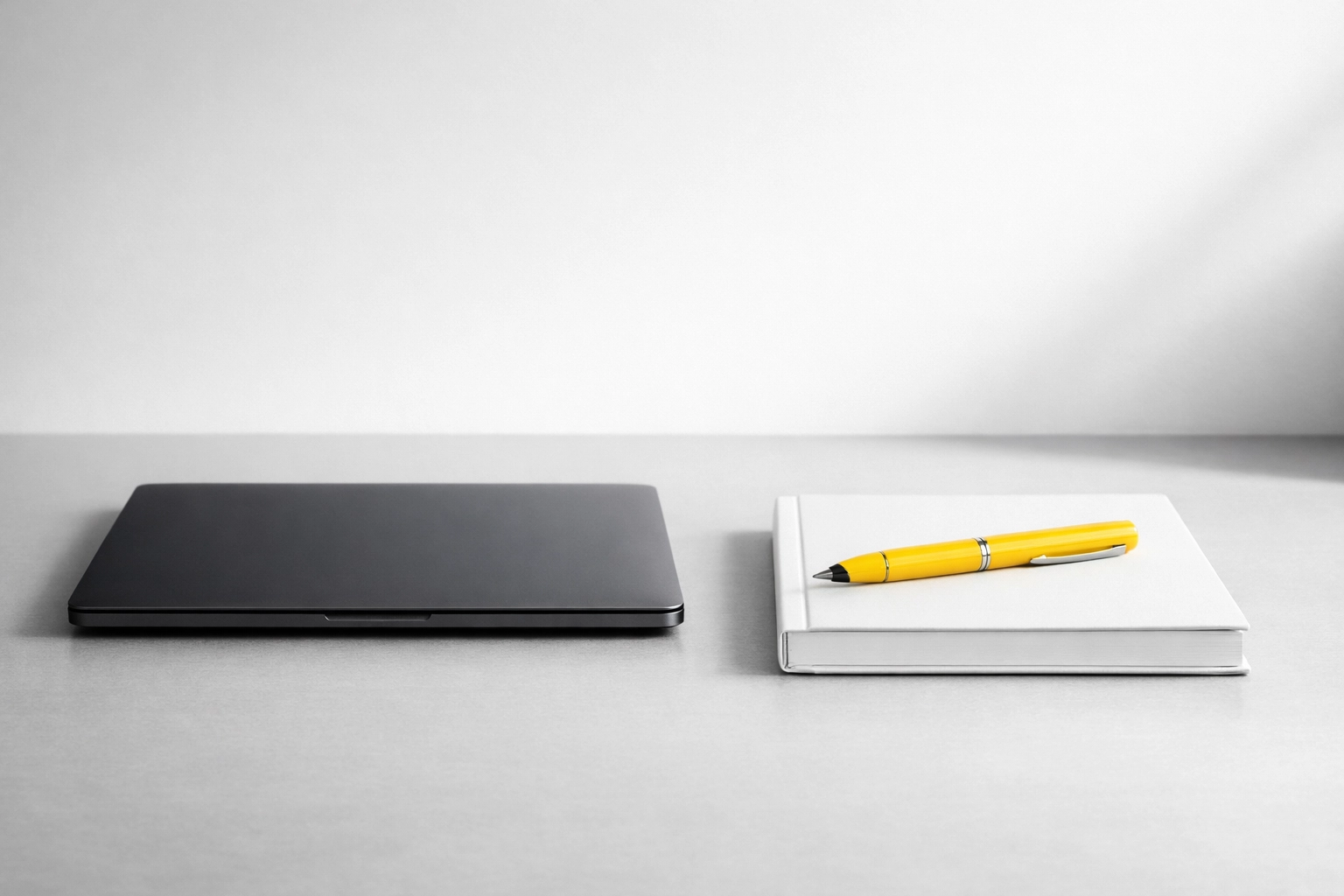 Minimalist workspace representing a focused and efficient business content strategy.