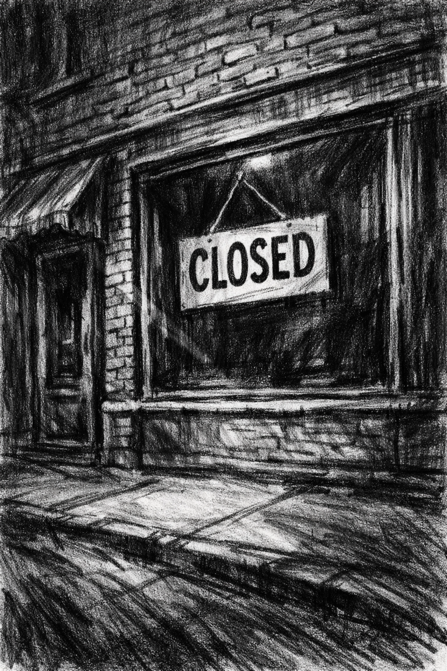 Closed Oakland Park storefront representing invisible business without verified Google profile