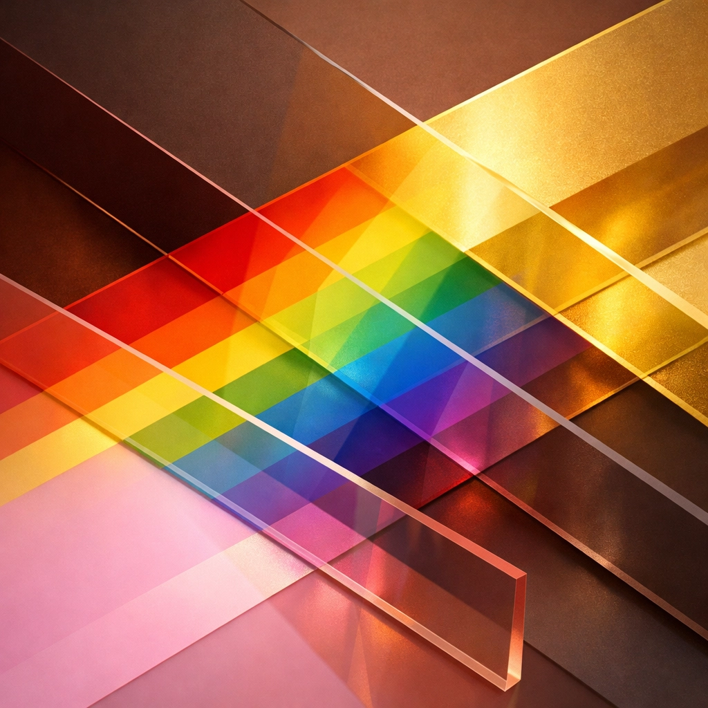 Intersecting colorful layers representing Black lesbian intersectional identity in LGBTQ+ literature