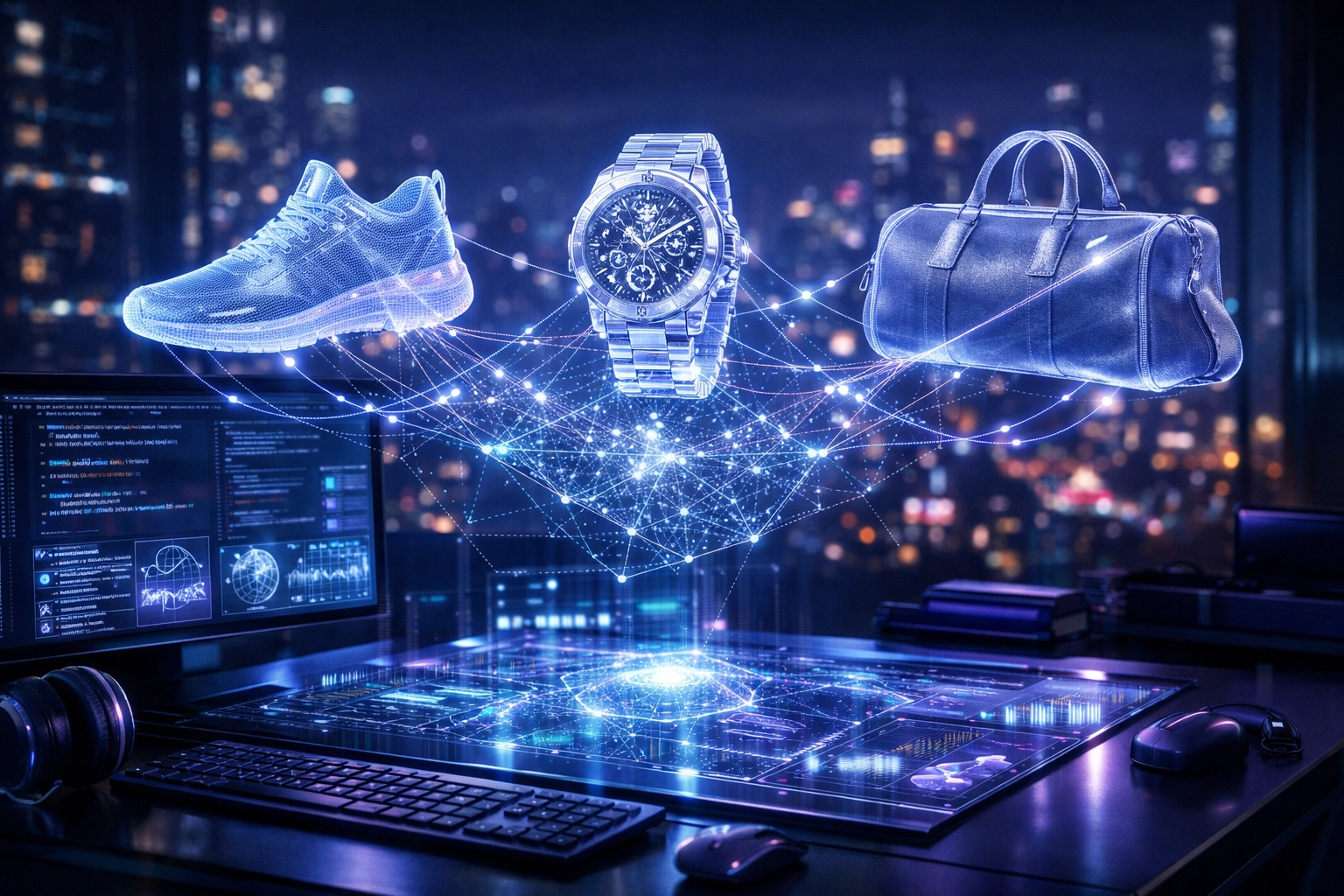 Digital neural network connecting products to a Web3 store using Larecoin.ai smart search and machine learning.