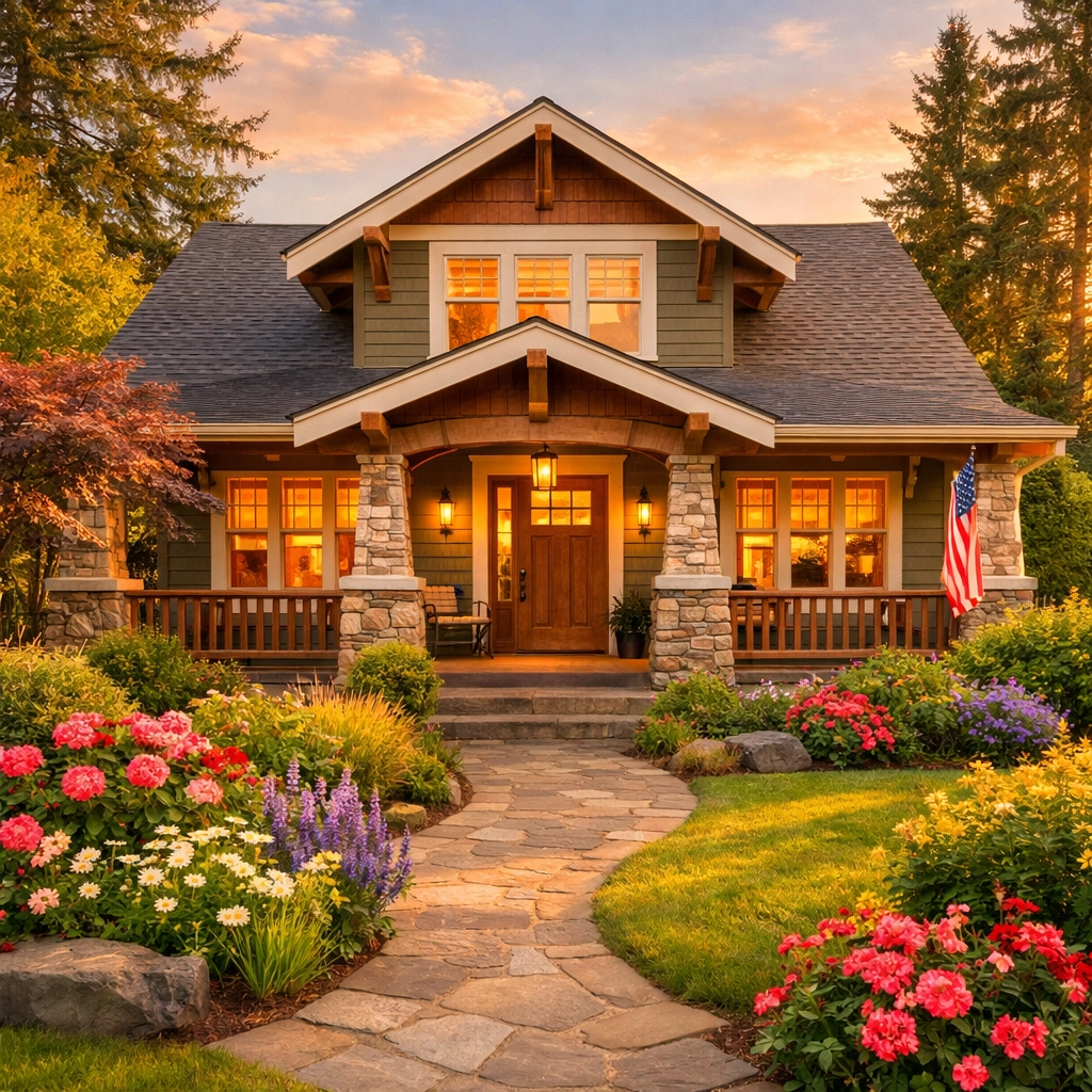 Beautiful Pacific Northwest home representing home equity and reverse mortgage opportunity