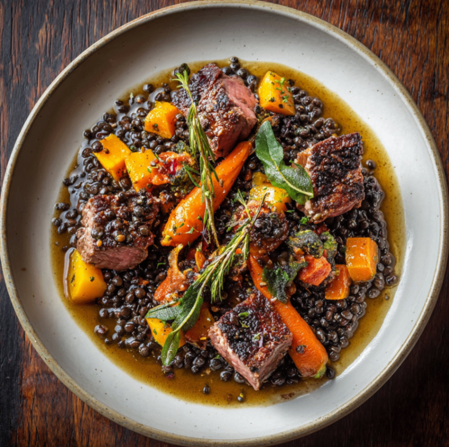 Lean Beef & Lentil Power Bowl