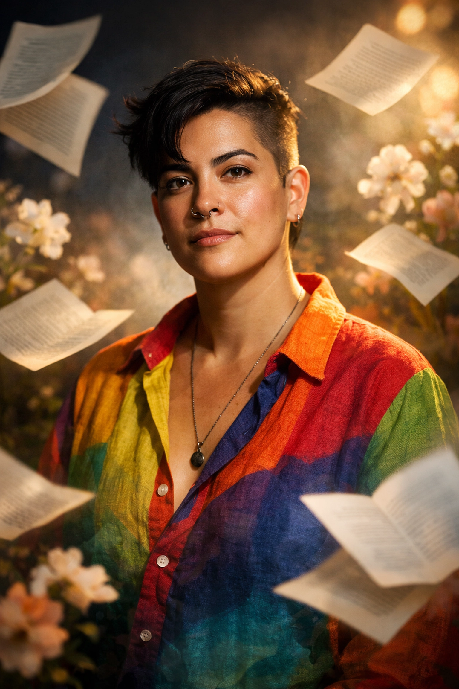 A non-binary author building their personal brand and storefront for queer literature.