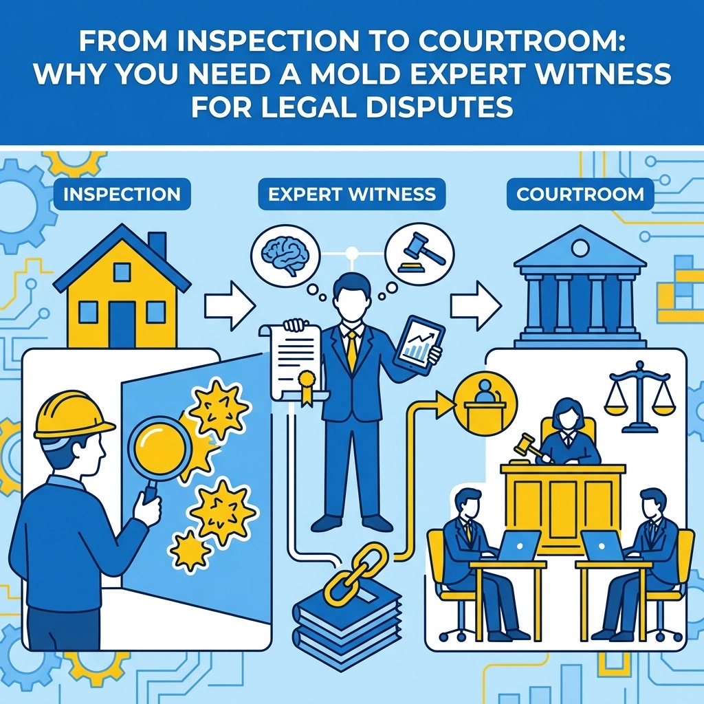 [HERO] From Inspection to Courtroom: Why You Need a Mold Expert Witness for Legal Disputes