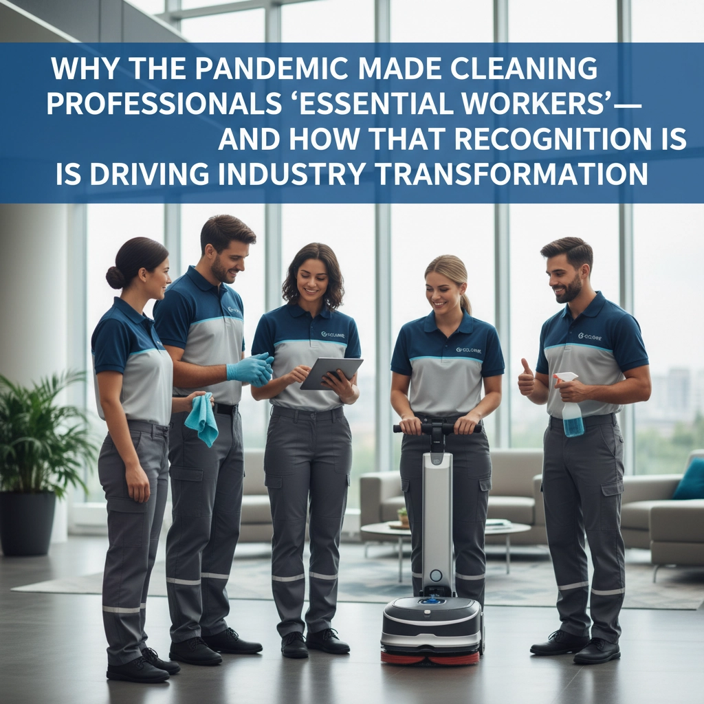 Why the pandemic made cleaning professionals 'essential workers': and how that recognition is driving industry transformation