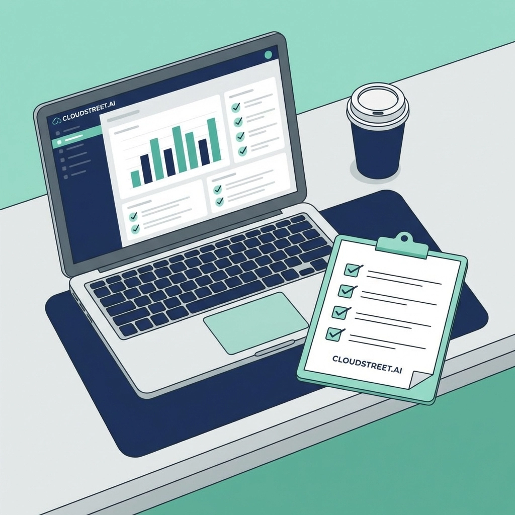 Workspace showing Salesforce B2B Commerce SAP integration planning with dashboard and checklist