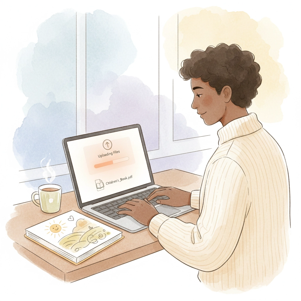 Mission-Driven Children's Book Author at Work