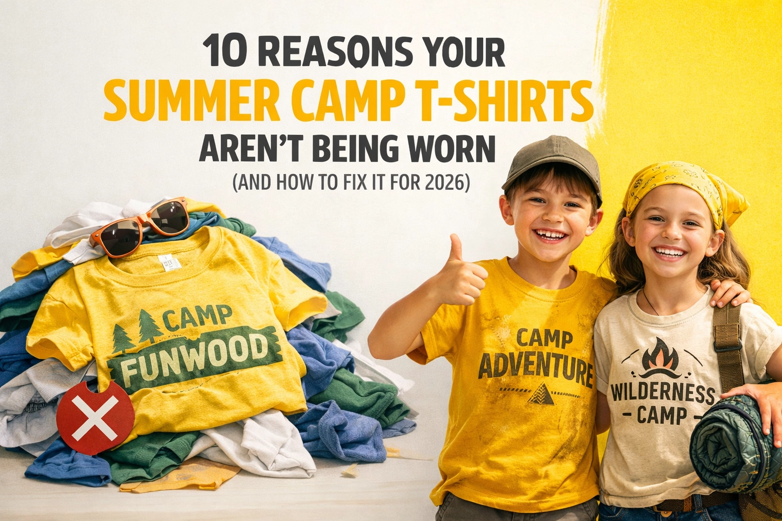 [HERO] 10 Reasons Your Summer Camp T-Shirts Aren
