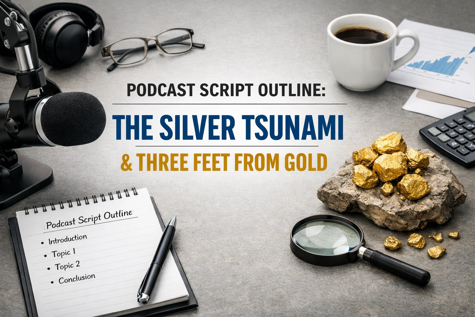 [HERO] Podcast Script Outline: The Silver Tsunami & Three Feet from Gold