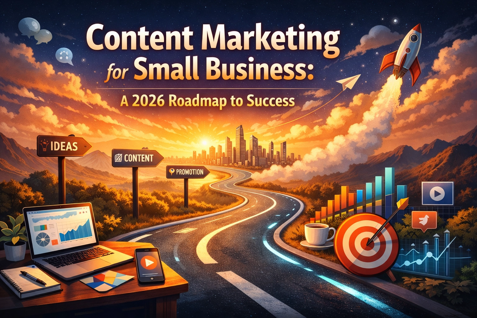 [HERO] Content Marketing for Small Business: A 2026 Roadmap to Success
