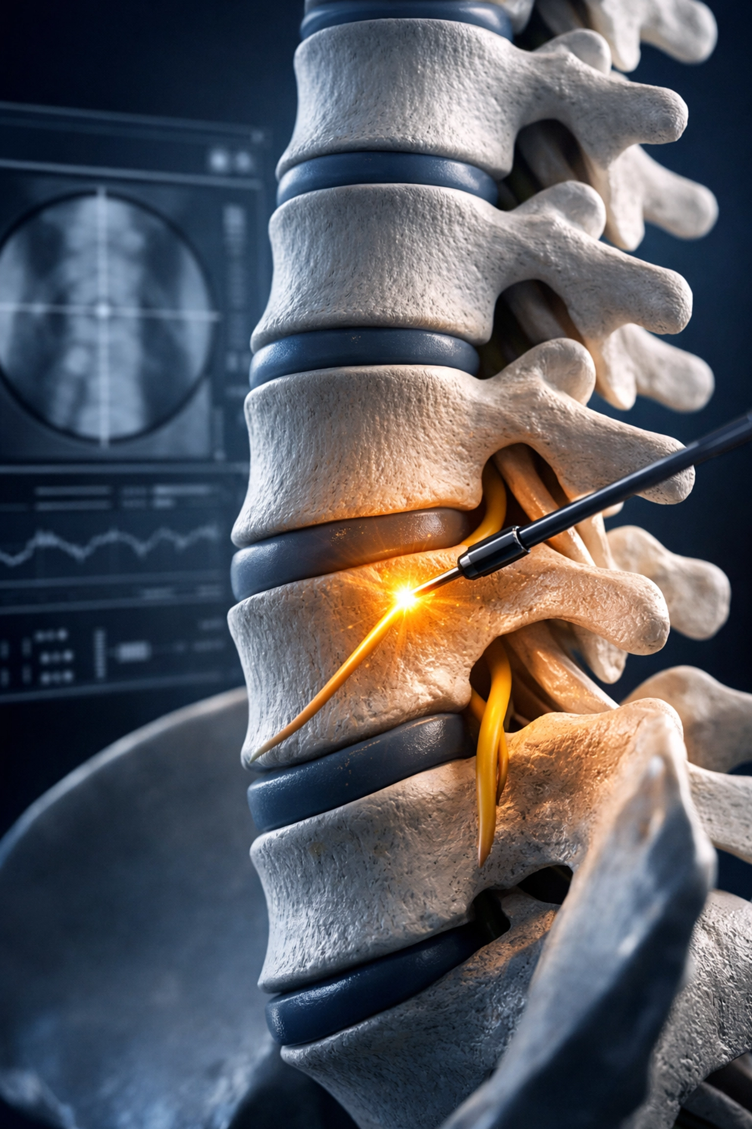 Spinal nerve visualization for radiofrequency ablation Port Charlotte guided by precision imaging.