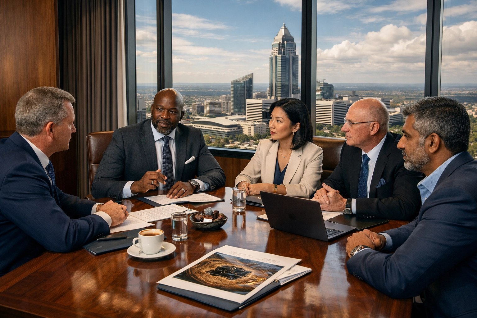 Mining executives in VIP business meeting at mining events seminars 2026 Africa