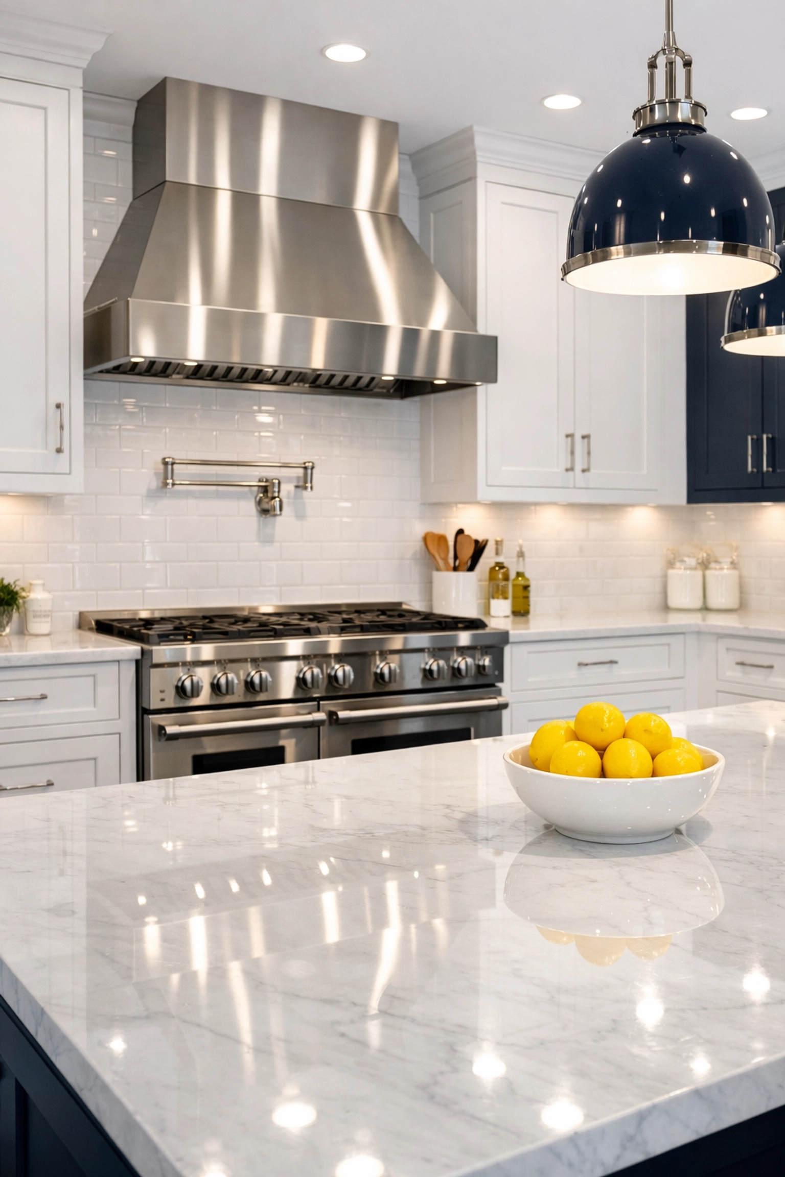 Modern Massachusetts kitchen deep cleaned using professional move-in cleaning services.