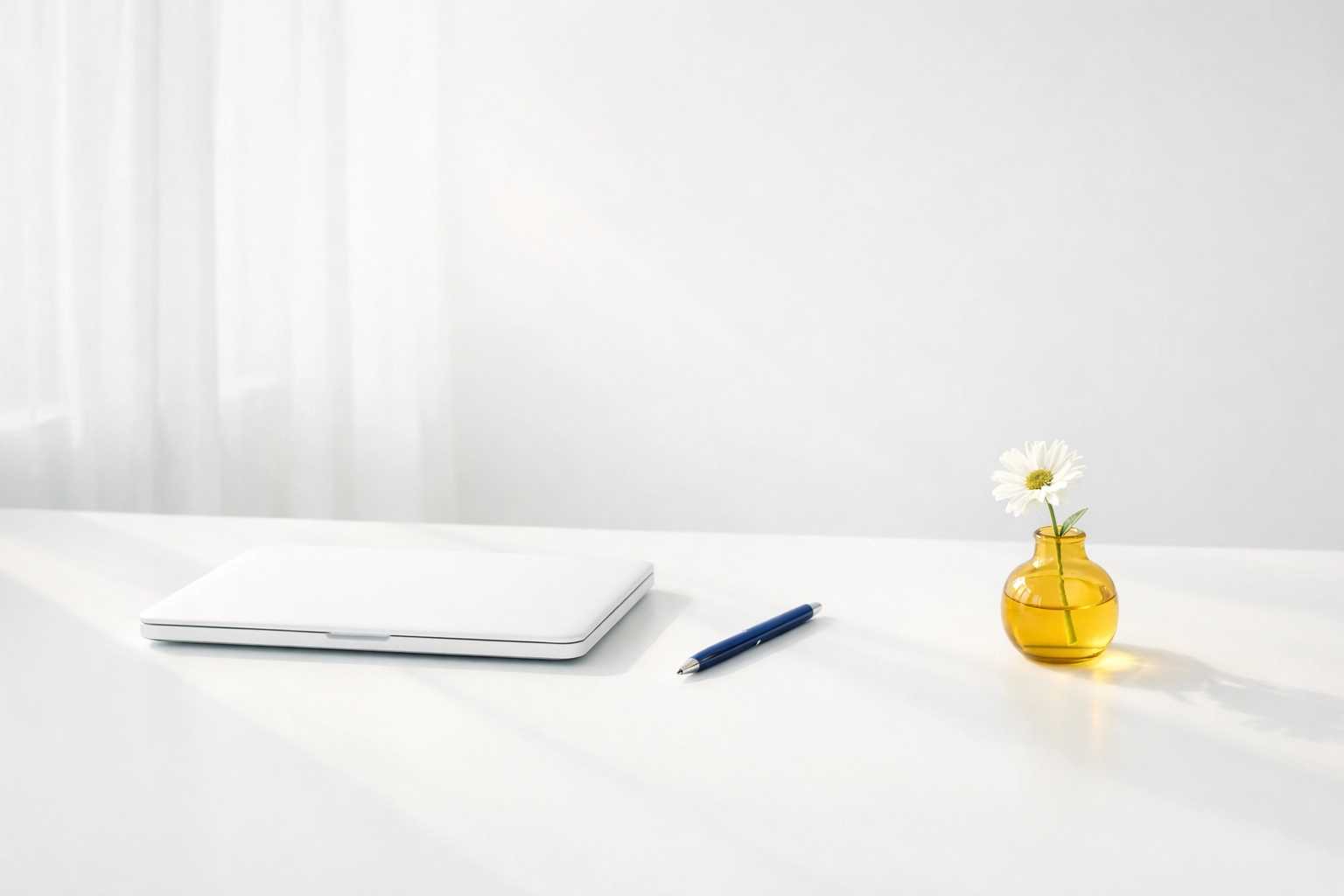 Minimalist workspace representing a fresh start with AI donor behavior analysis and nonprofit fundraising strategy.