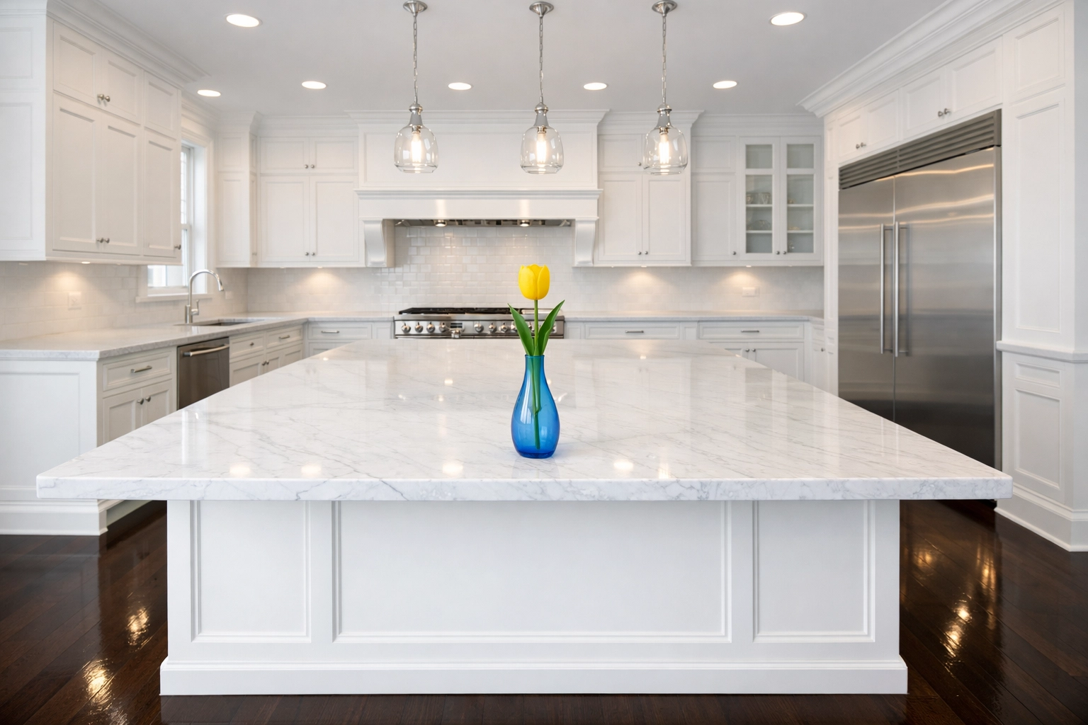 Spotless move-in ready kitchen after a professional house cleaning service in Ashburnham MA.
