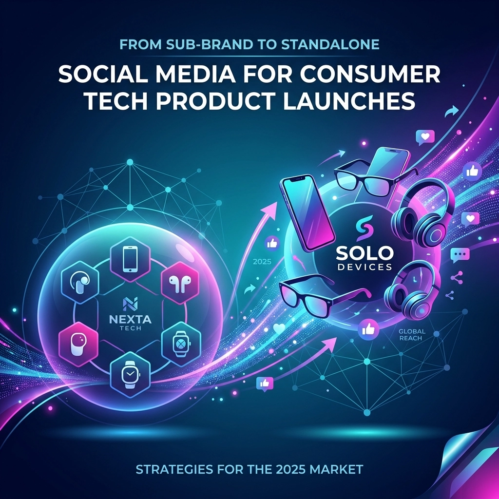 Social Media for Consumer Tech Product Launches: From Sub-Brand to Standalone