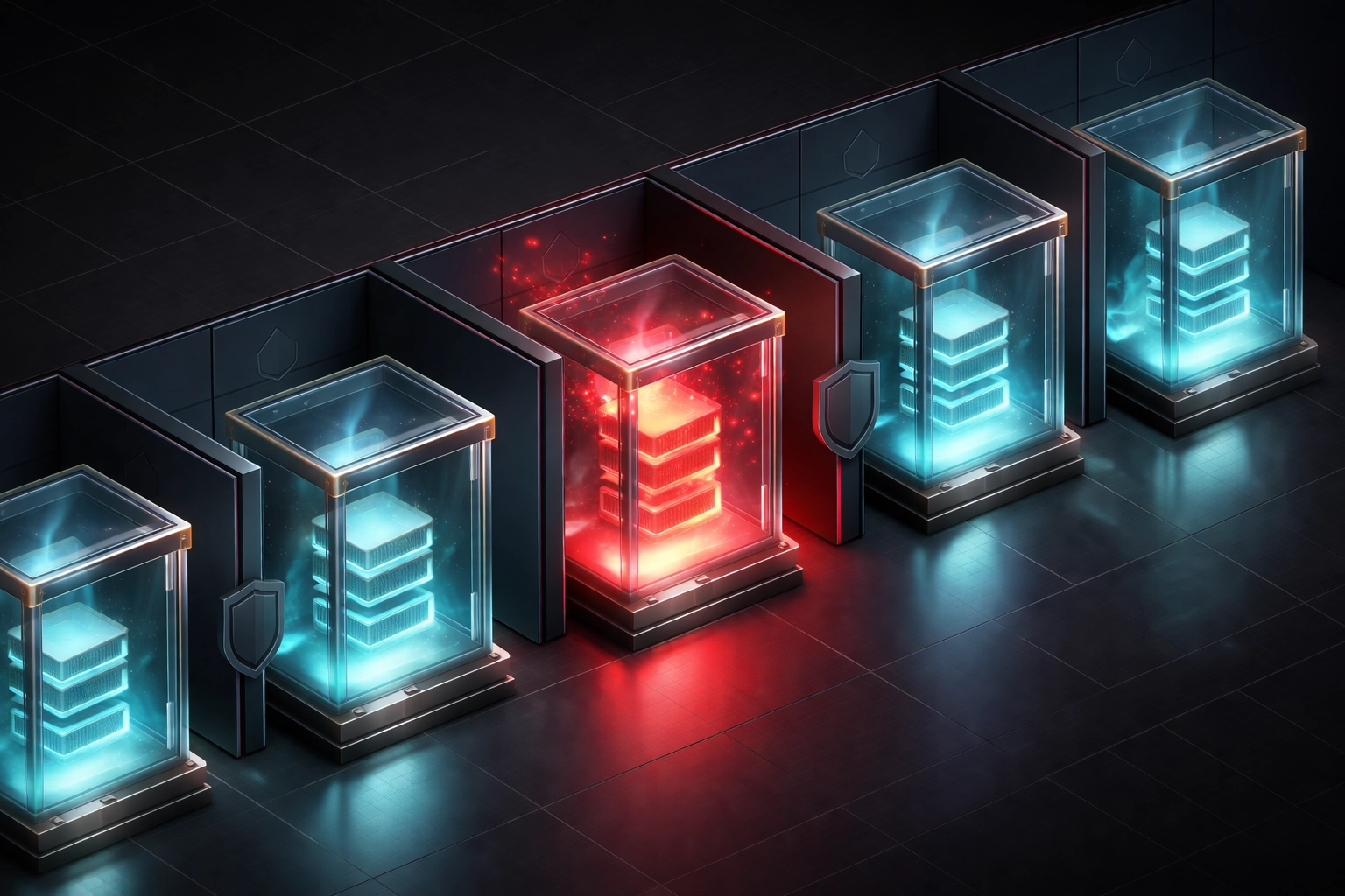 CageFS isolation technology containing a security breach while protecting adjacent hosting accounts