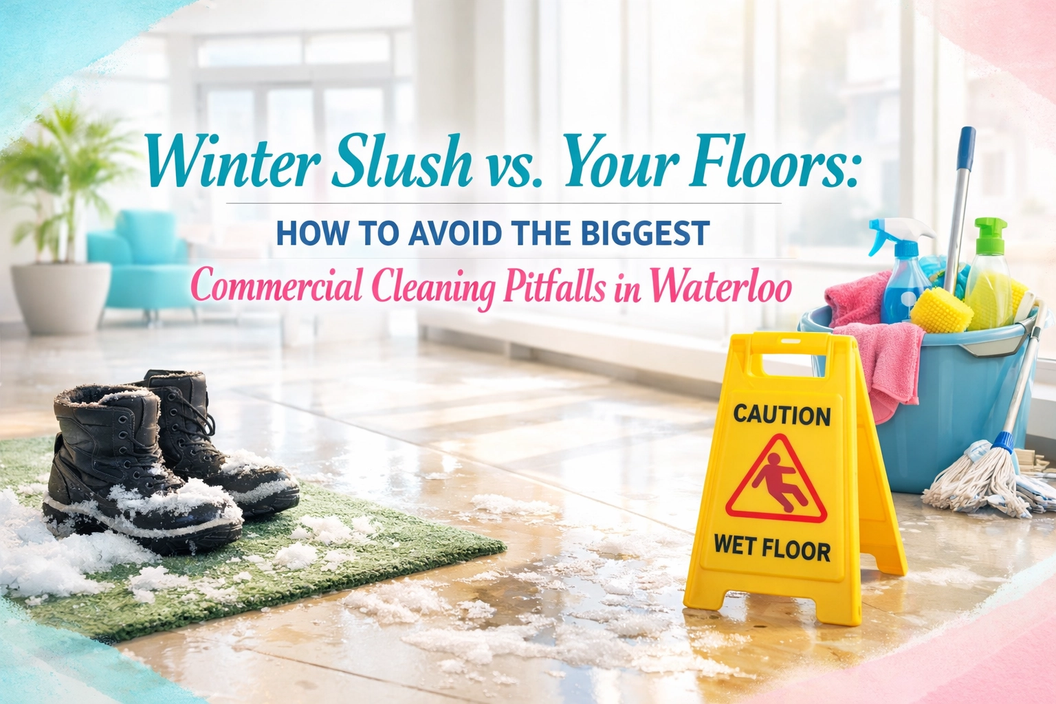 [HERO] Winter Slush vs. Your Floors: How to Avoid the Biggest Commercial Cleaning Pitfalls in Waterloo