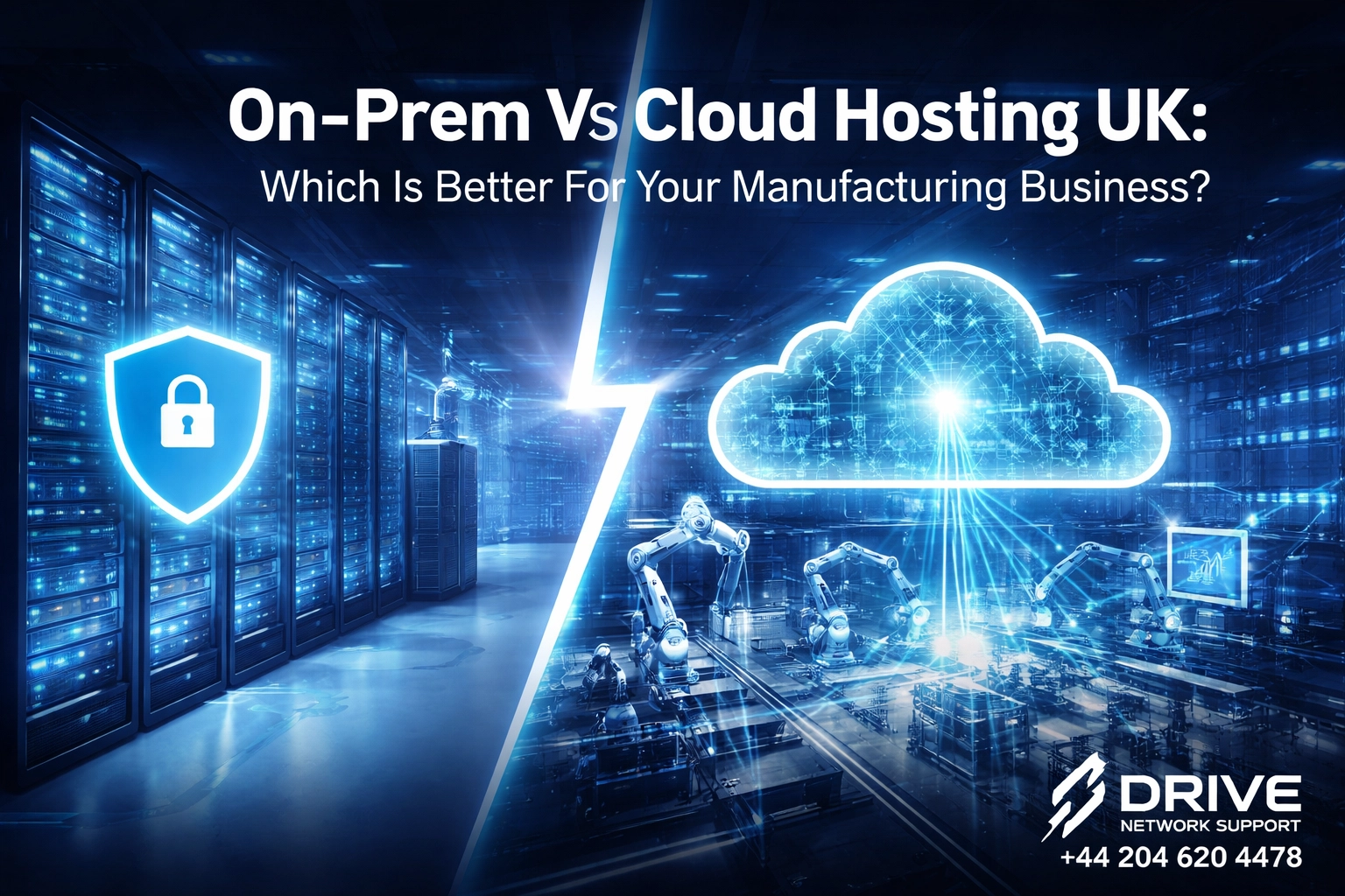 [HERO] On-Prem Vs Cloud Hosting UK: Which Is Better For Your Manufacturing Business?