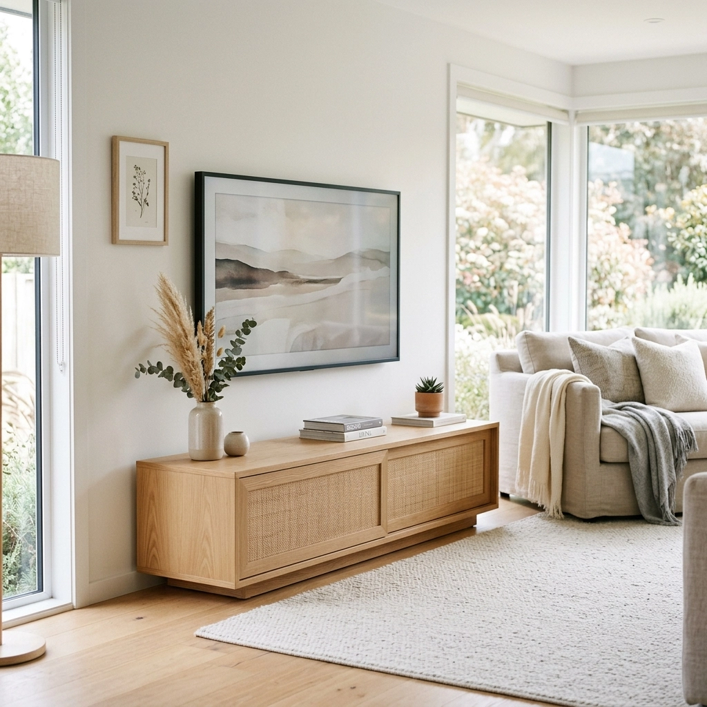 [HERO] Anchor Your Living Room: The Sleek Media Console That Changes Everything