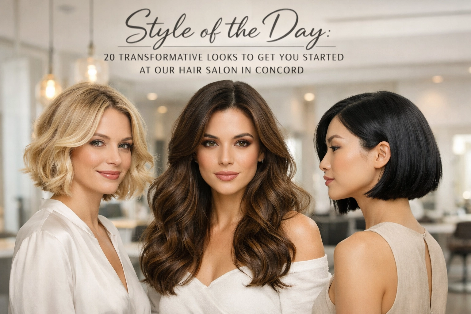 [HERO] Style of the Day: 20 Transformative Looks to Get You Started at Our Hair Salon in Concord