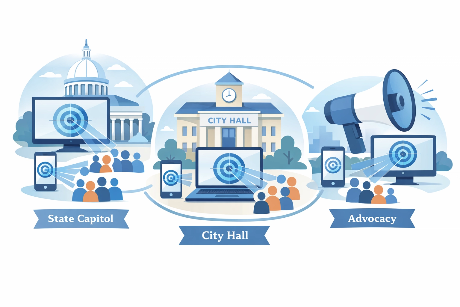 State house, city council, and advocacy campaigns reaching voters with CTV ads