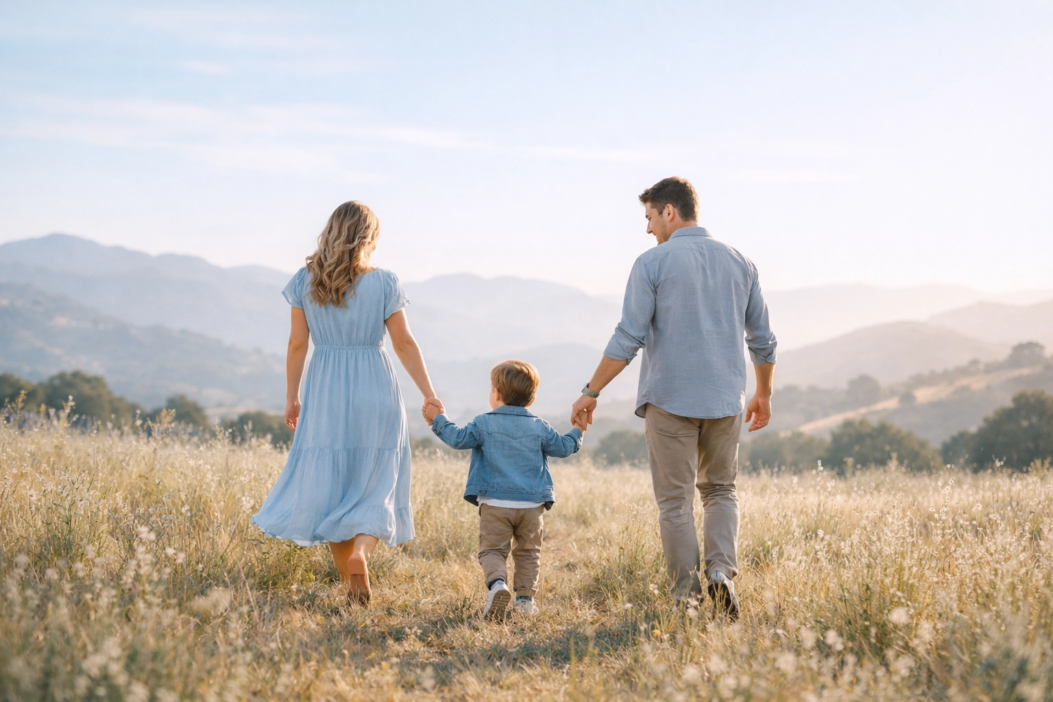 California family enjoying peace of mind with secure health insurance plan coverage.