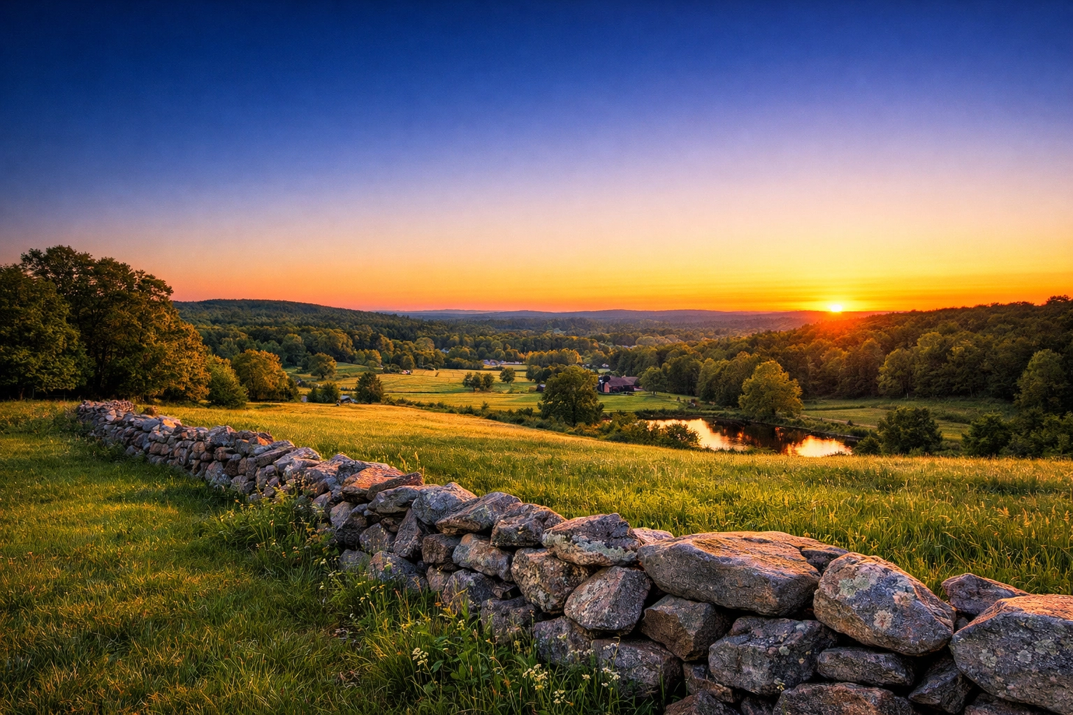 The lush landscape of Southborough near Breakneck Hill, where we provide luxury cleaning.