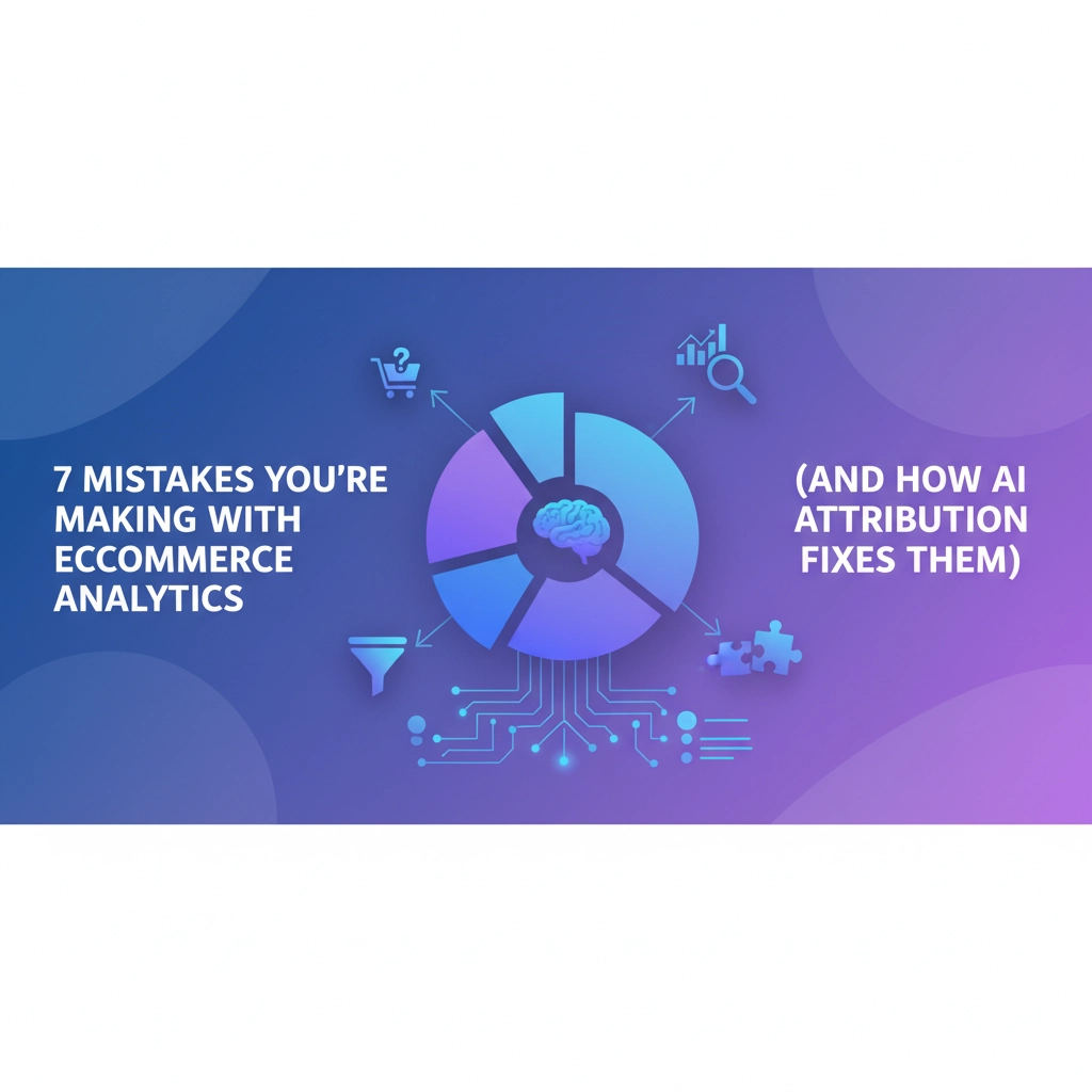 7 Ecommerce Analytics Mistakes AI Attribution Fixes