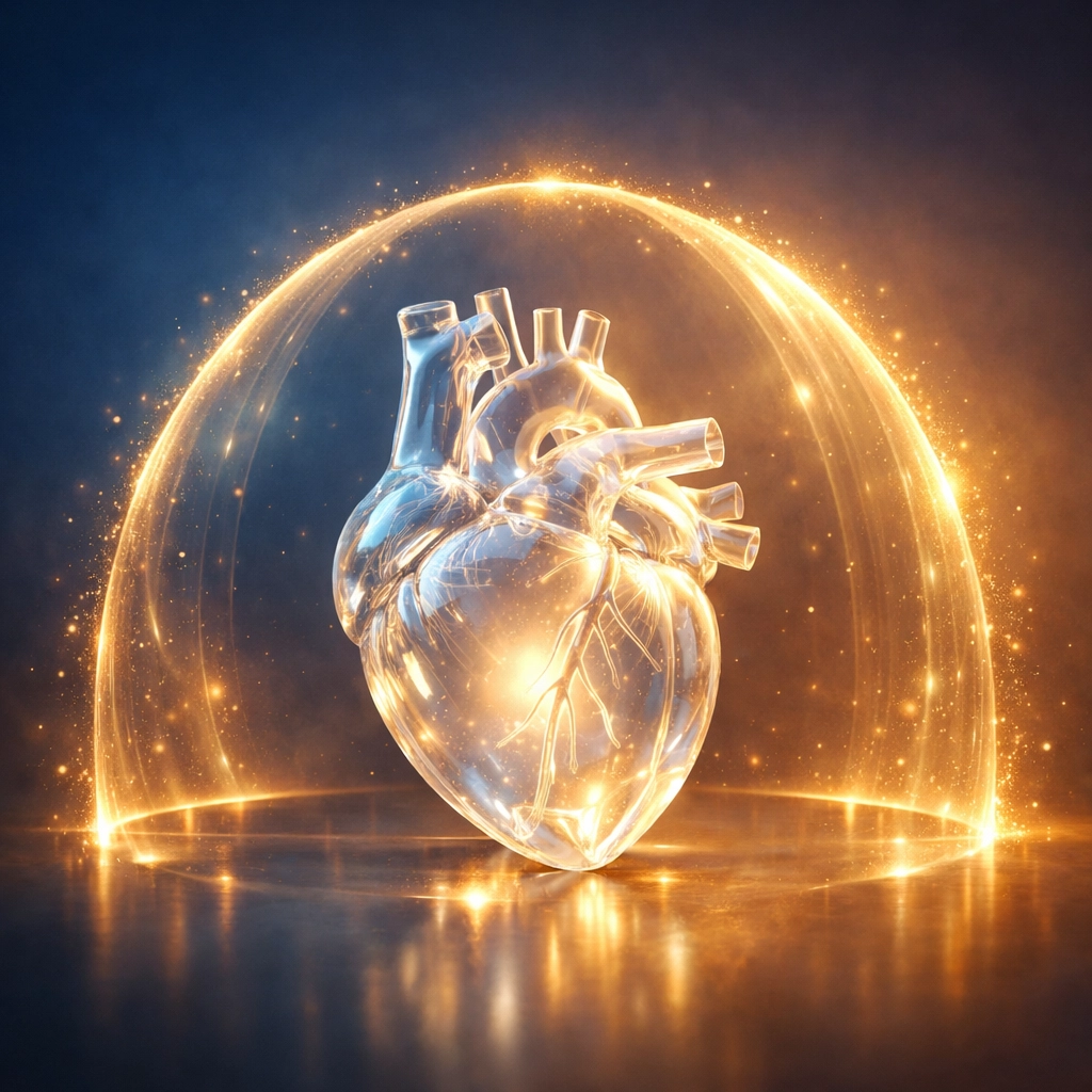 Protected heart symbolizing guarding your mind from anxiety through biblical truth