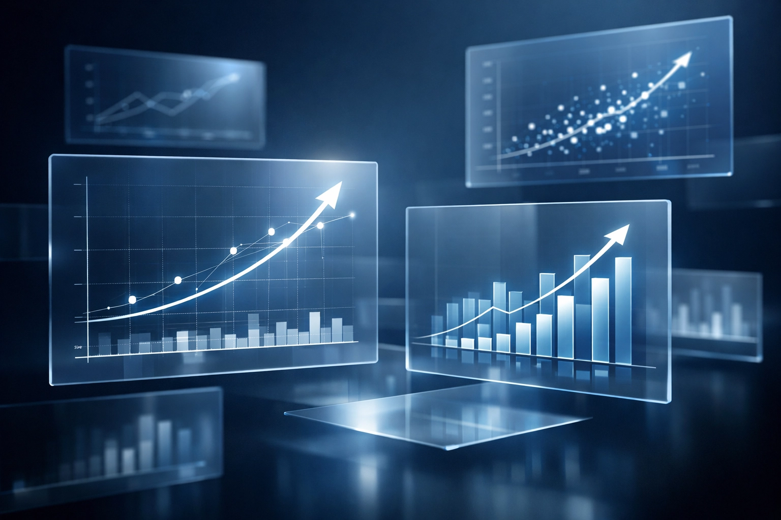 Modern analytics dashboard visualizing local search performance and business growth metrics.